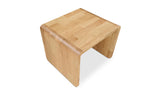 Carrie Side Table Natural Oak by Moe's Home at Eve Furniture