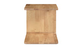 Carrie Side Table Natural Oak by Moe's Home at Eve Furniture