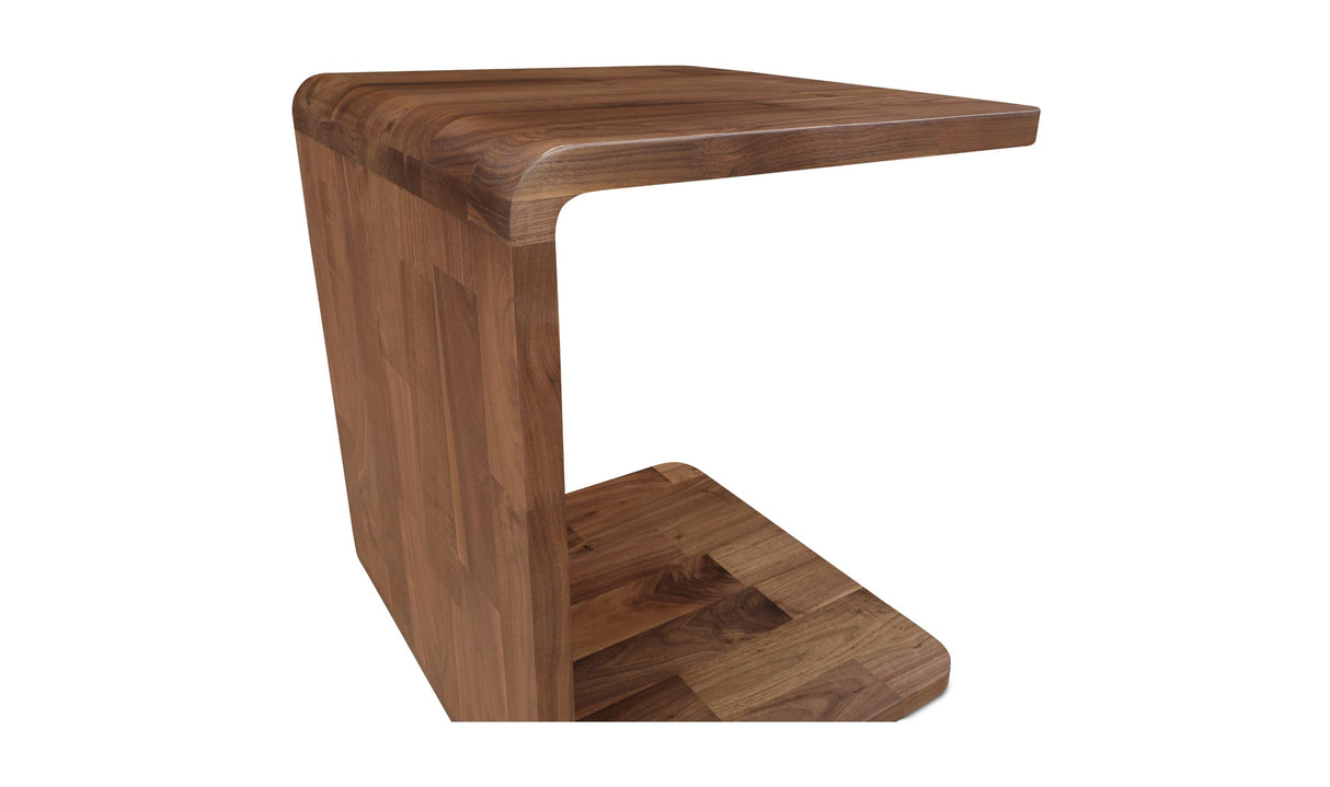 Carrie Side Table Walnut by Moe's Home at Eve Furniture