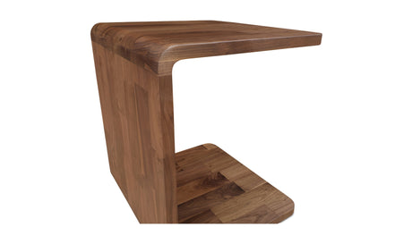 Carrie Side Table Walnut by Moe's Home at Eve Furniture