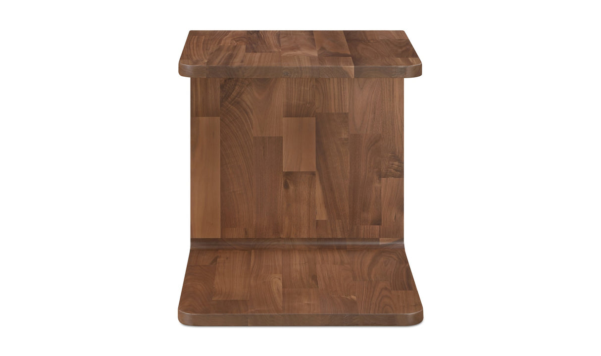 Carrie Side Table Walnut by Moe's Home at Eve Furniture