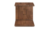 Carrie Side Table Walnut by Moe's Home at Eve Furniture