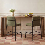 Carrie Walnut Counter Table by Moe's Home at Eve Furniture