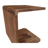 Carrie Walnut Side Table by Moe's Home at Eve Furniture