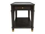 Carrington Brown/Gold End Table by Crestview at Eve Furniture