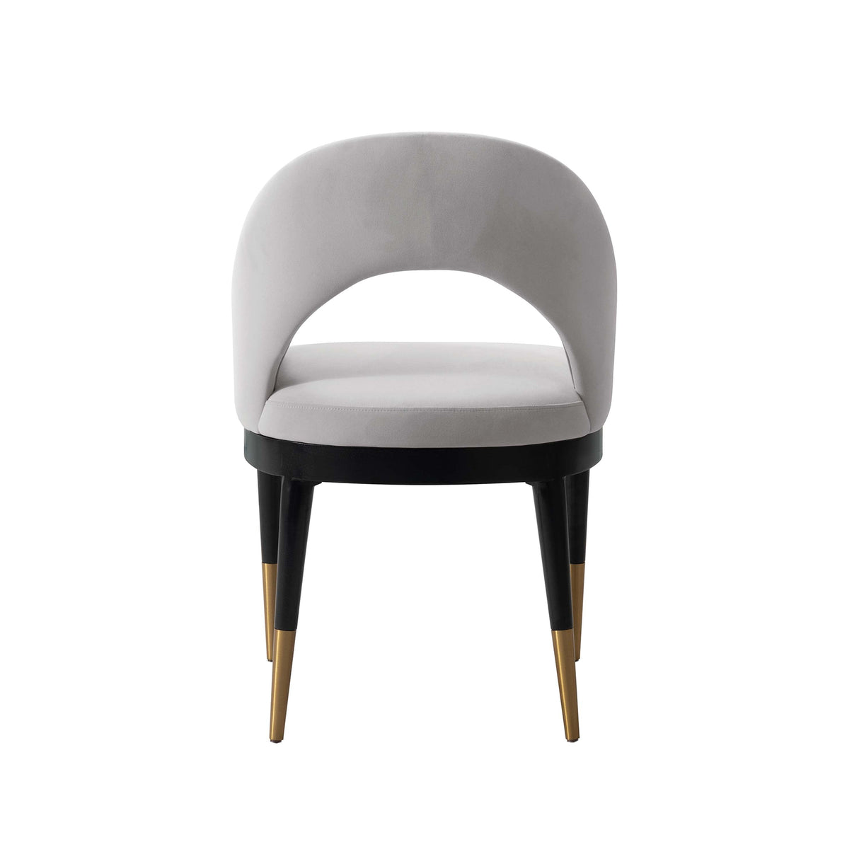 Carrington Dining Armchair in Light Grey by Manhattan Comfort at Eve Furniture