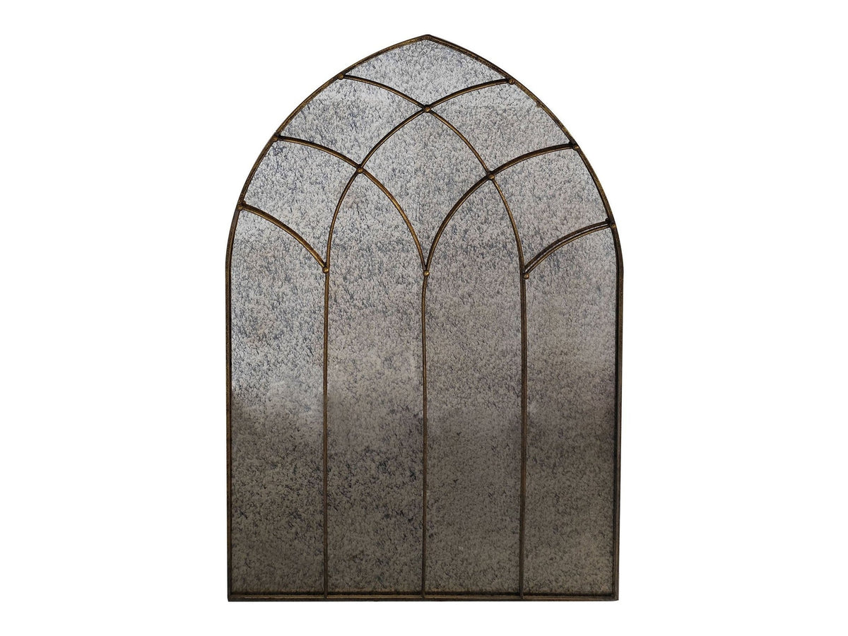 Carroll Gold Wall Mirror by Crestview at Eve Furniture