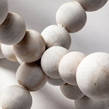 Carrollton I (Small) Off-White Geometric Wood Ball Jack by Mercana at Eve Furniture