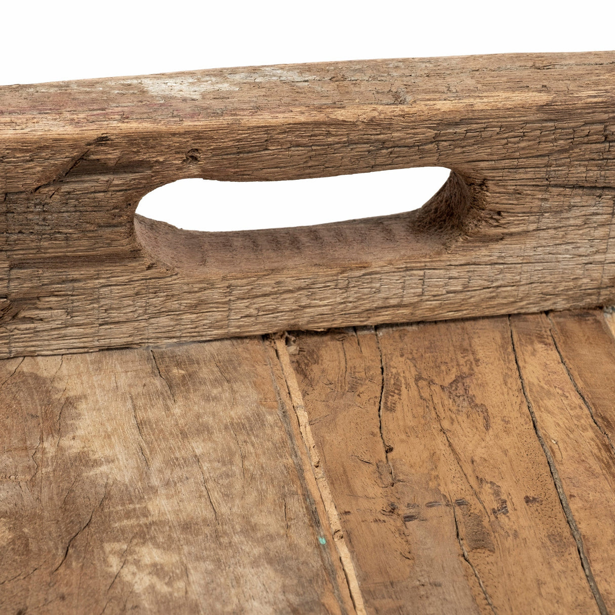 Carson (Small) 24L x 24W Brown Reclaimed Wood Tray by Mercana at Eve Furniture