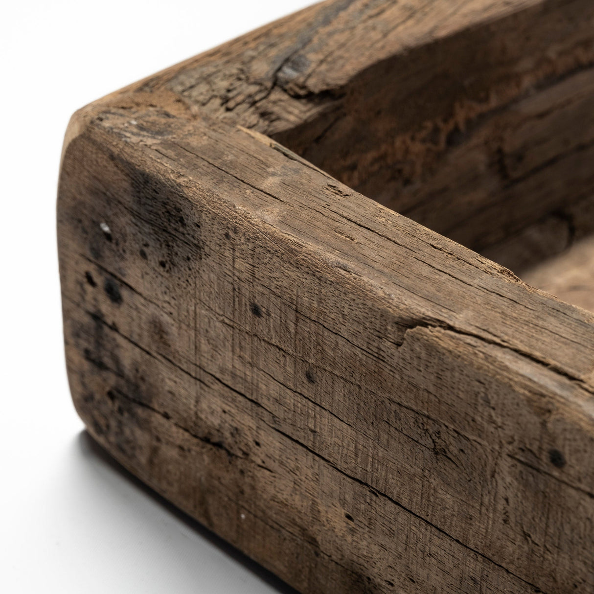 Carson (Small) 24L x 24W Brown Reclaimed Wood Tray by Mercana at Eve Furniture