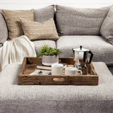 Carson (Small) Brown Reclaimed Wood Tray by Mercana at Eve Furniture