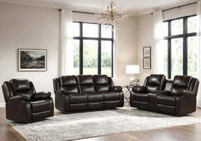 Carter 2-Piece Brown Reclining Living Room Set by Happy Homes at Eve Furniture