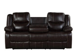 Carter 3-Piece Brown Reclining Living Room Set by Happy Homes at Eve Furniture