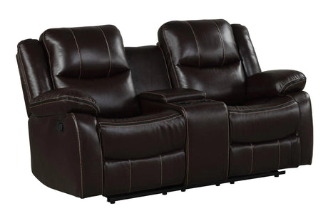 Carter 3-Piece Brown Reclining Living Room Set by Happy Homes at Eve Furniture
