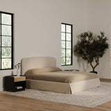 Carter Black Nightstand by MOES at Eve Furniture