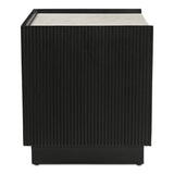 Carter Black Nightstand by MOES at Eve Furniture