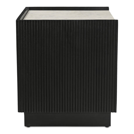 Carter Black Nightstand by MOES at Eve Furniture