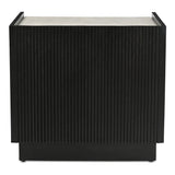 Carter Black Nightstand by MOES at Eve Furniture