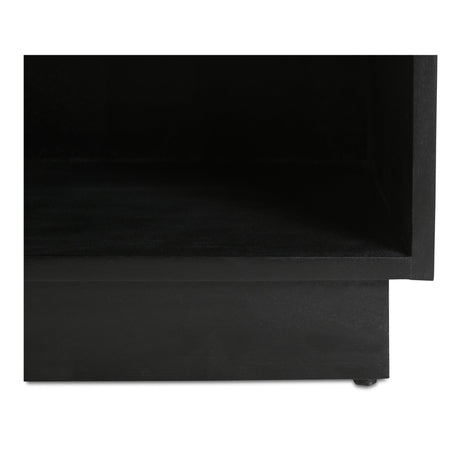 Carter Black Nightstand by MOES at Eve Furniture