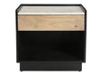 Carter Black Nightstand by MOES at Eve Furniture