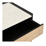 Carter Black Nightstand by Moe's Home at Eve Furniture