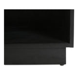 Carter Black Nightstand by Moe's Home at Eve Furniture