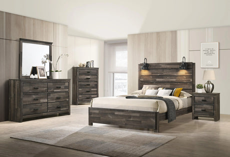 Carter Brown Nightstand by Crown Mark at Eve Furniture