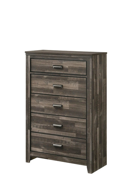 Carter Brown Platform Bedroom Set by Crown Mark at Eve Furniture