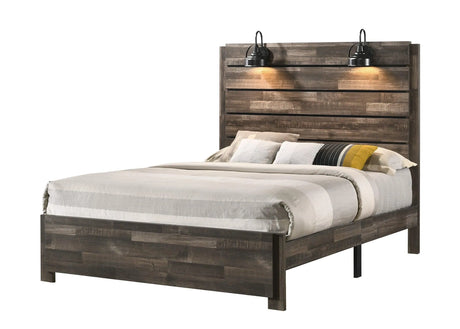 Carter Brown Platform Bedroom Set by Crown Mark at Eve Furniture