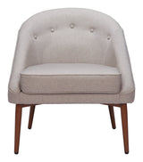 Carter Gray Accent Chair by Zuomod at Eve Furniture