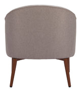 Carter Gray Accent Chair by Zuomod at Eve Furniture