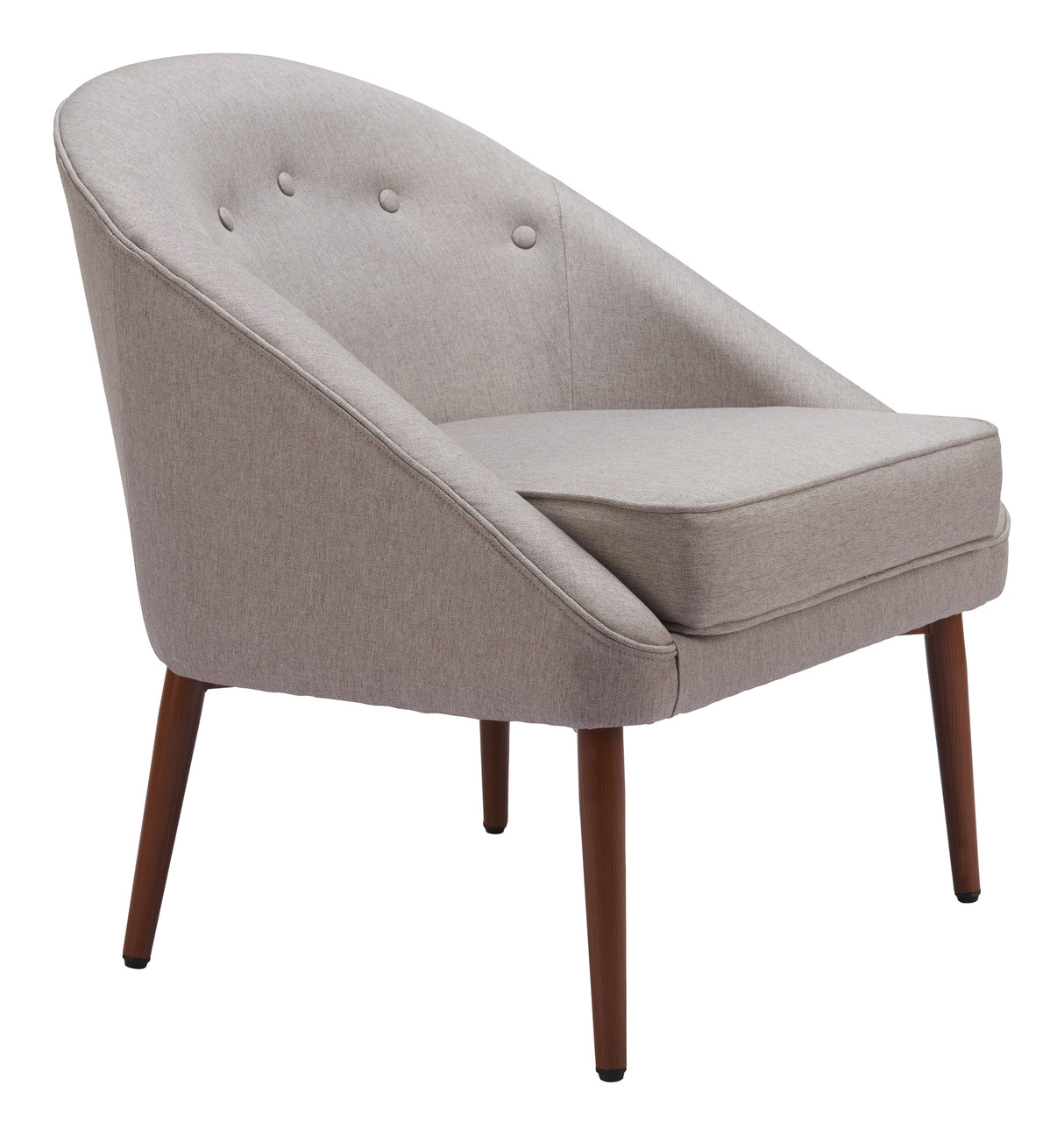 Carter Gray Accent Chair by Zuomod at Eve Furniture