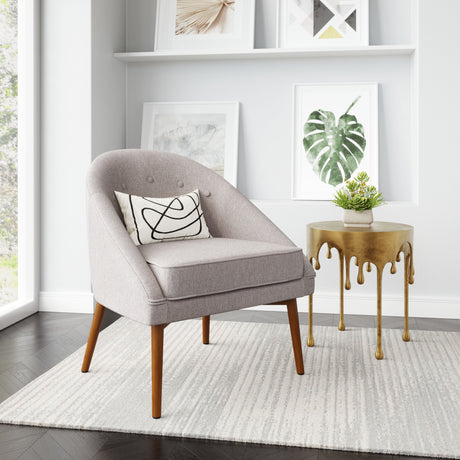Carter Gray Accent Chair by Zuomod at Eve Furniture