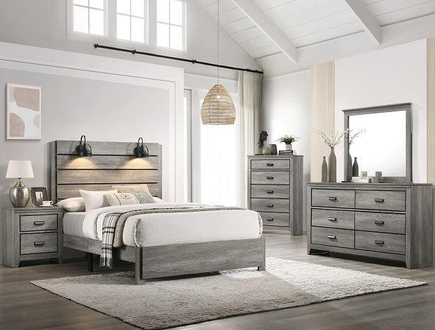 Carter Gray Bedroom Mirror (Mirror Only) by Crown Mark at Eve Furniture