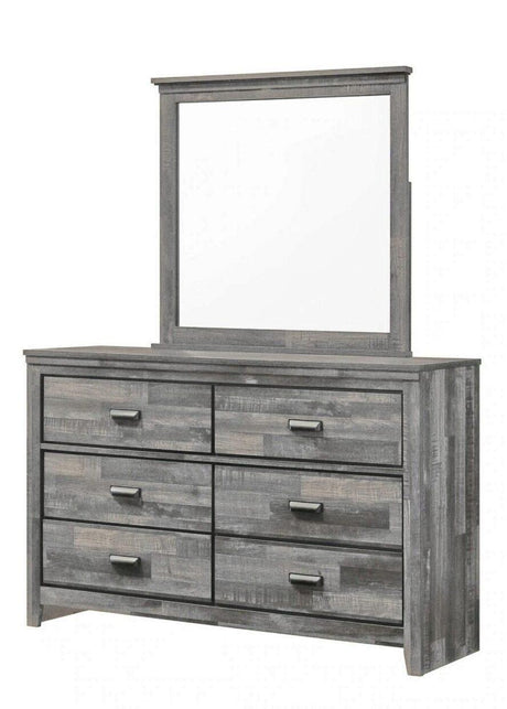 Carter Gray Bedroom Mirror (Mirror Only) by Crown Mark at Eve Furniture