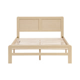 Carter Natural Full Platform Bed by Homelegance at Eve Furniture