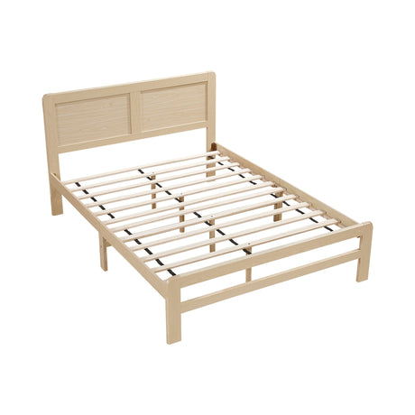 Carter Natural Full Platform Bed by Homelegance at Eve Furniture