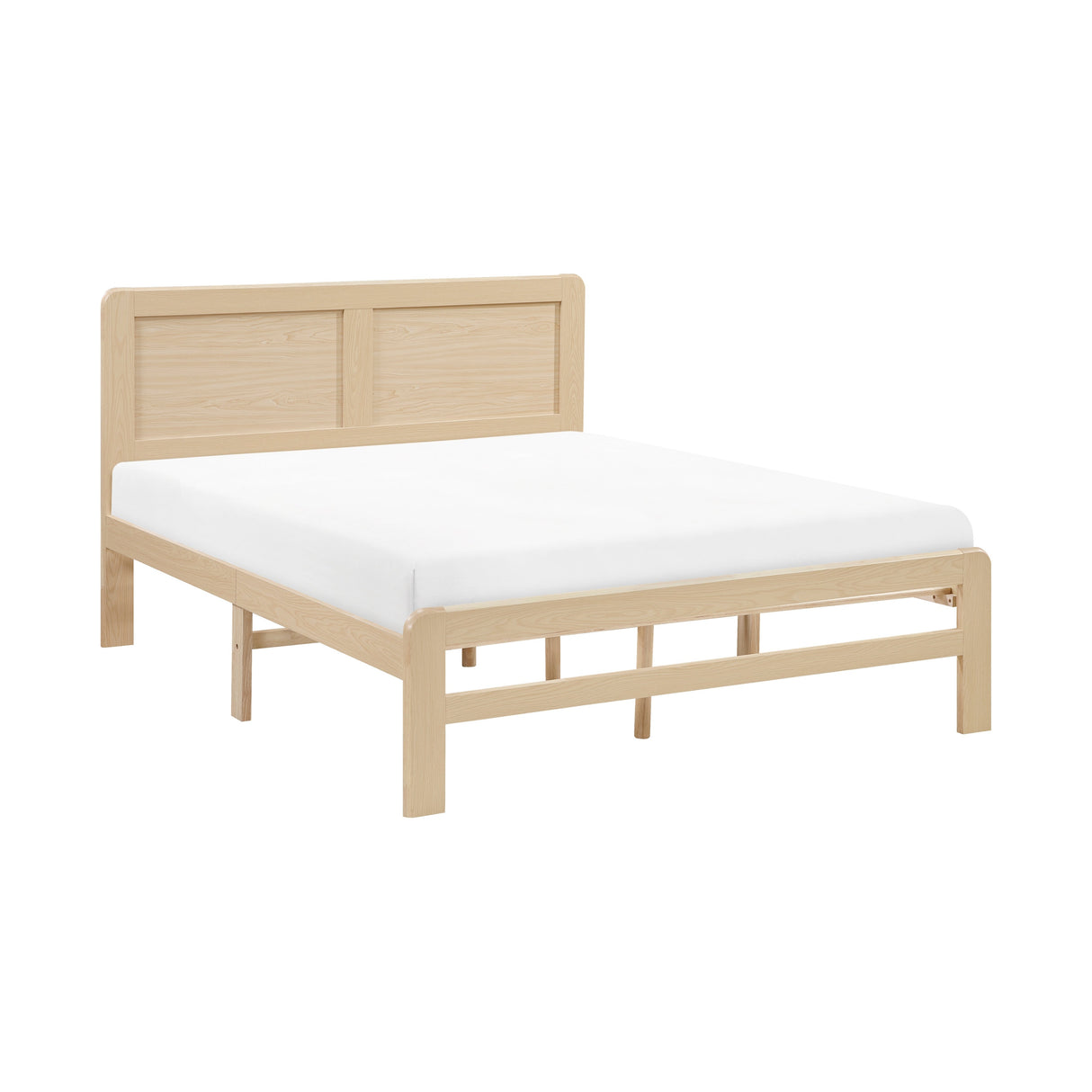 Carter Natural Full Platform Bed by Homelegance at Eve Furniture