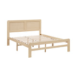 Carter Natural Queen Platform Bed by Homelegance at Eve Furniture