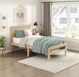 Carter Natural Twin Platform Bed by Homelegance at Eve Furniture