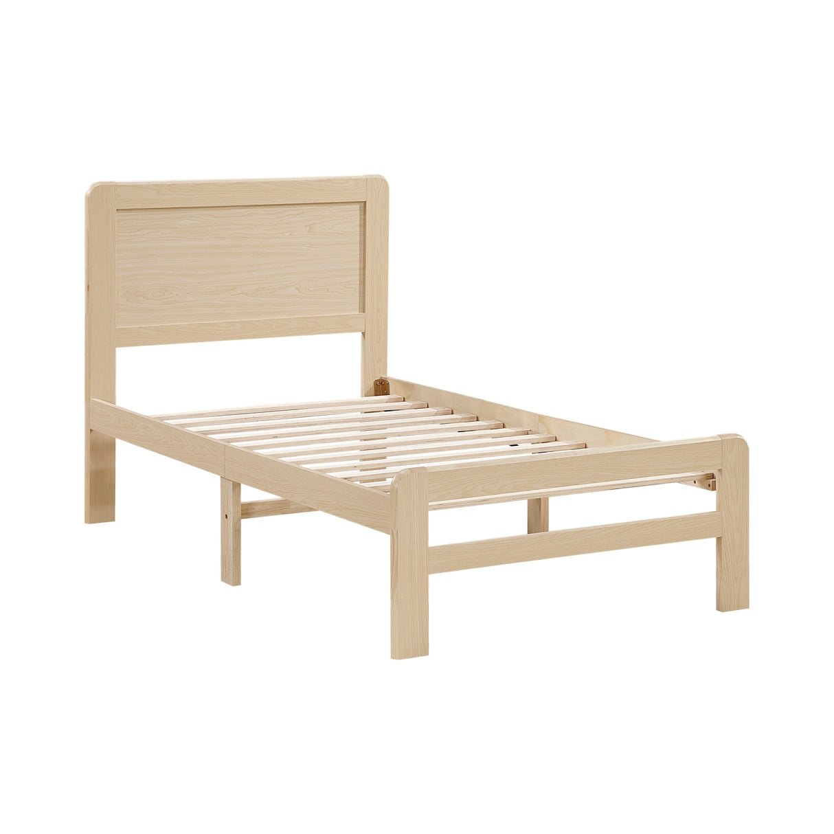 Carter Natural Twin Platform Bed by Homelegance at Eve Furniture