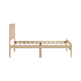 Carter Natural Twin Platform Bed by Homelegance at Eve Furniture