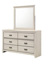 Carter White Dresser Mirror by Crown Mark at Eve Furniture