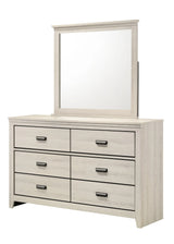 Carter White Dresser Mirror by Crown Mark at Eve Furniture