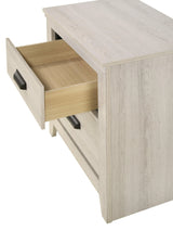 Carter White Nightstand by Crown Mark at Eve Furniture