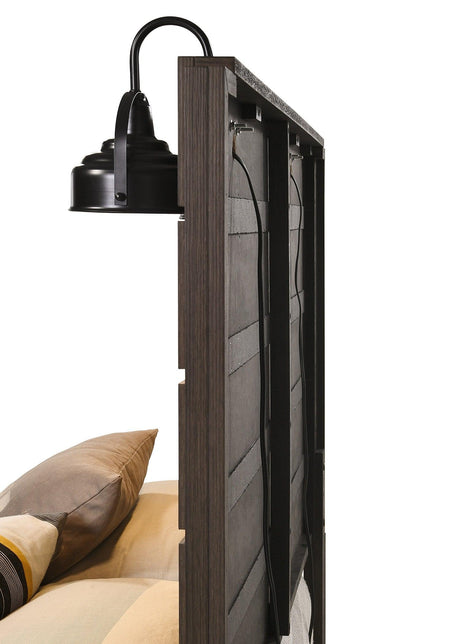 Carter Brown Queen Platform Bed by Crown Mark at Eve Furniture