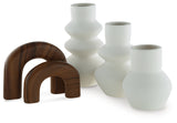 Carterworth White/Brown Accessory Set (Set of 5) by Ashley at Eve Furniture