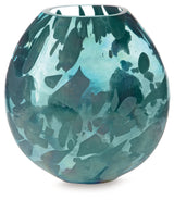 Cartshaw Iridescent Teal Vase