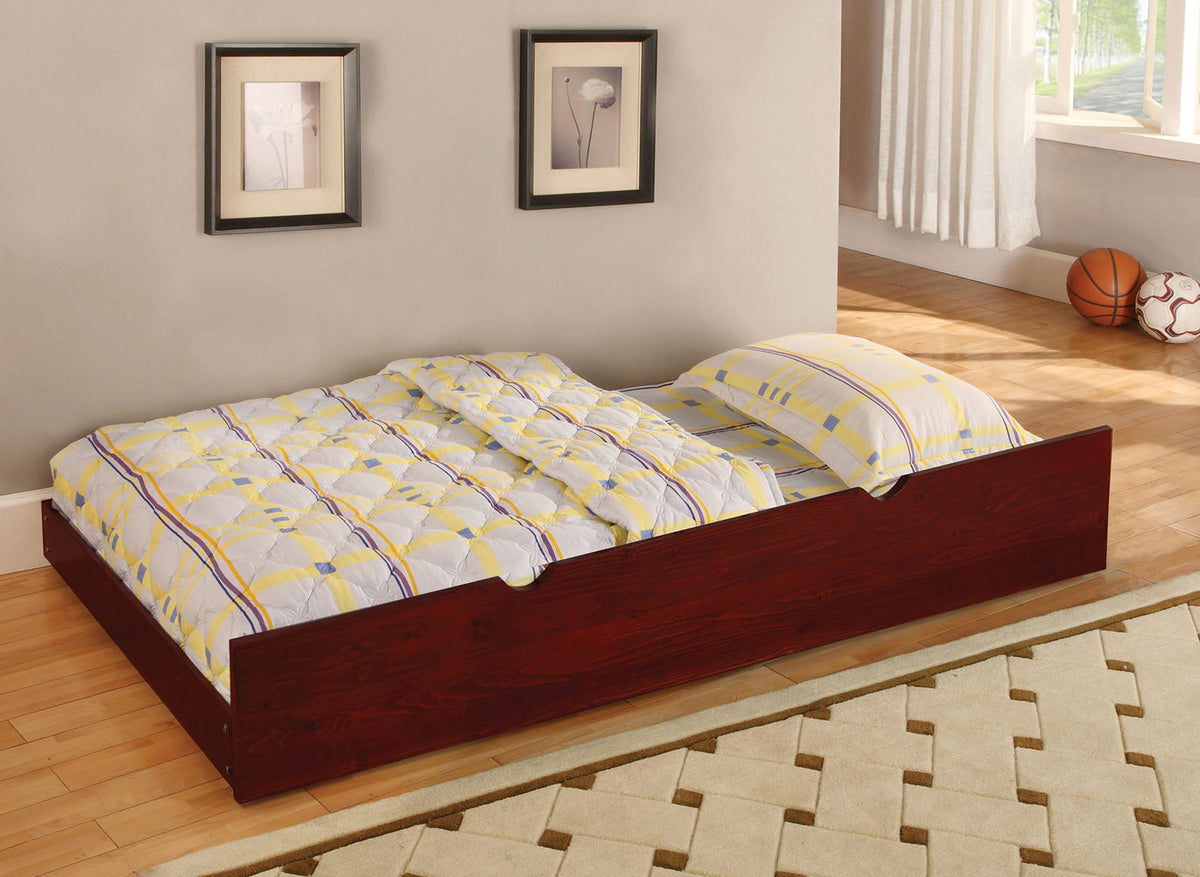 Carus Cherry 4-Piece Twin Panel Bedroom Set
