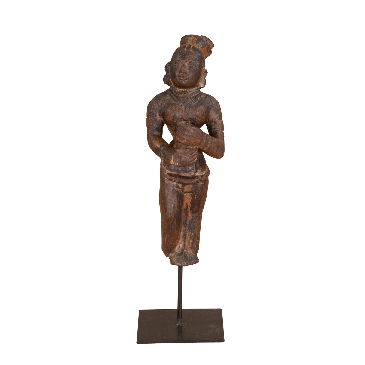 Carved Lady Statue on Iron Stand by Home Trends & Design at Eve Furniture